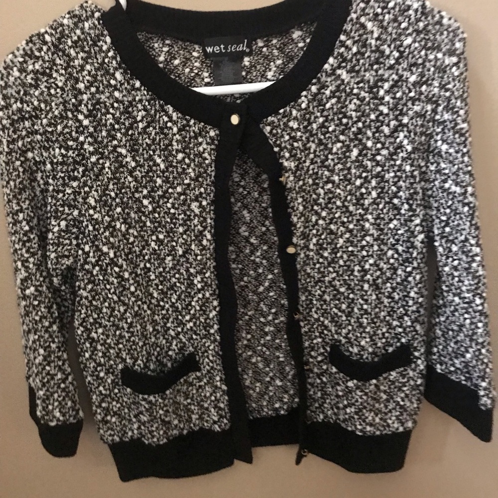 Wet seal cardigan